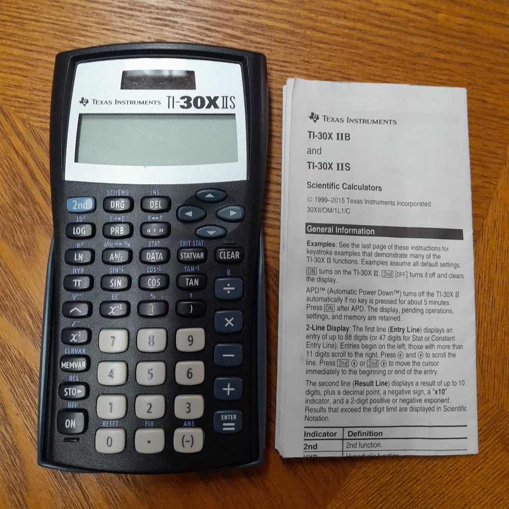 Texas Instruments Calculator TI-30XIIS Size:OS Texas Instruments - Picture 2 of 3